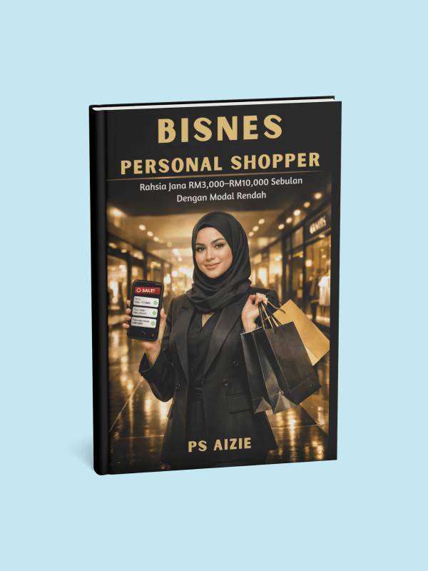 Bisnes Personal Shopper: Rahsia Jana RM3,000–RM10,000 Sebulan Dengan Modal Rendah