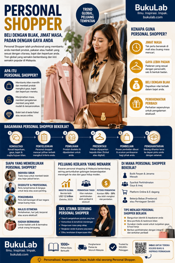 Infografik BukuLab Personal Shopper ebook BukuLab Malaysia