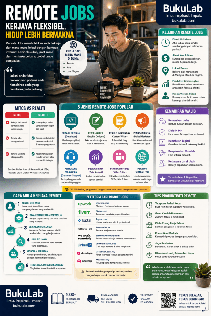 Infografik BukuLab Remote Jobs ebook BukuLab Malaysia