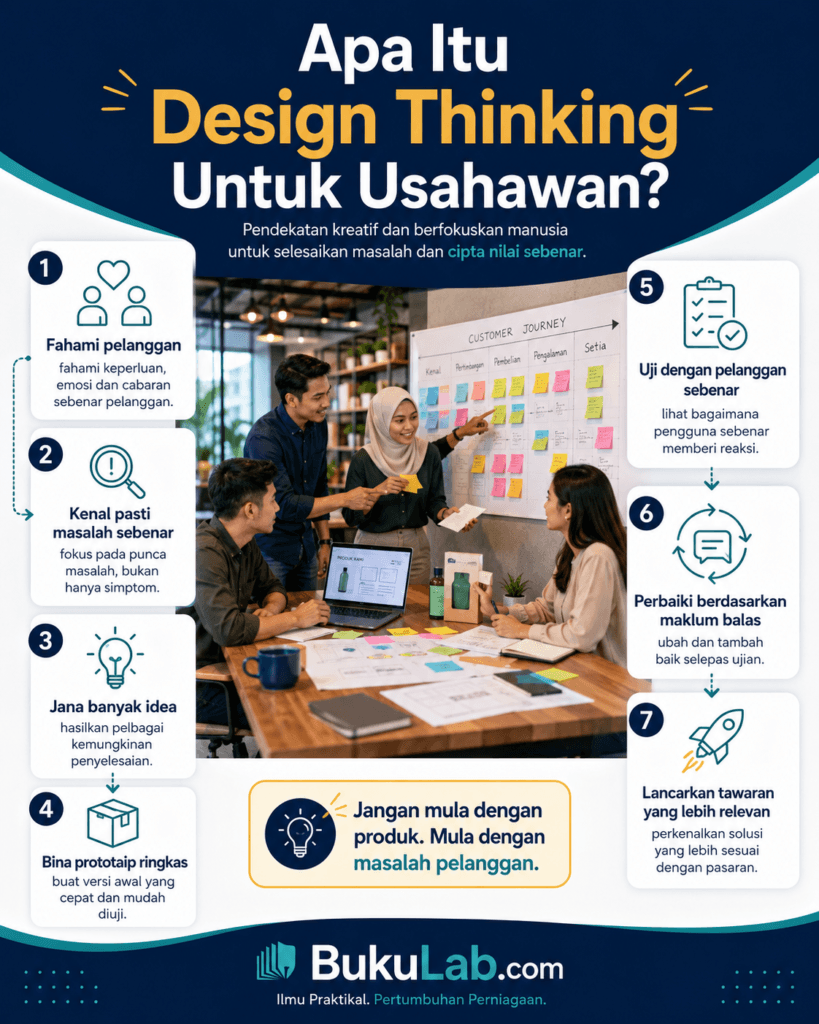 apa itu design thinking usahawan malaysia info ebook BukuLab Malaysia