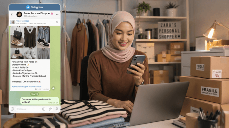 bisnes personal shopper telegram ebook BukuLab Malaysia
