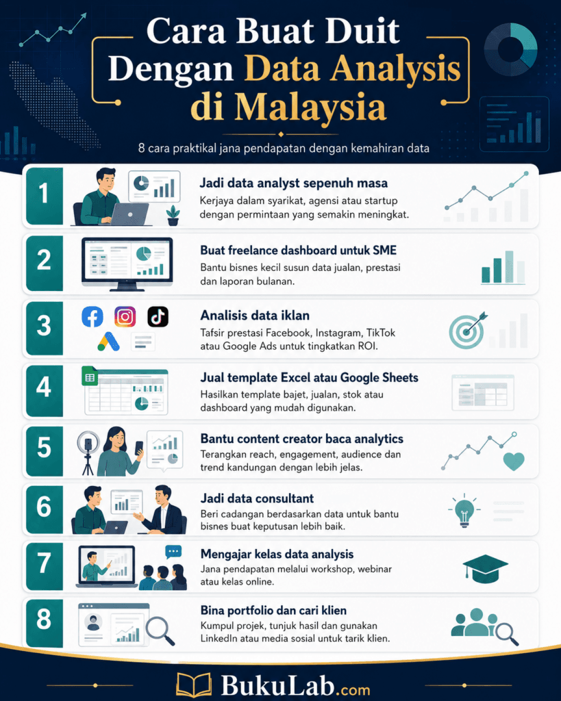 cara buat duit dengan data analysis malaysia info ebook BukuLab Malaysia