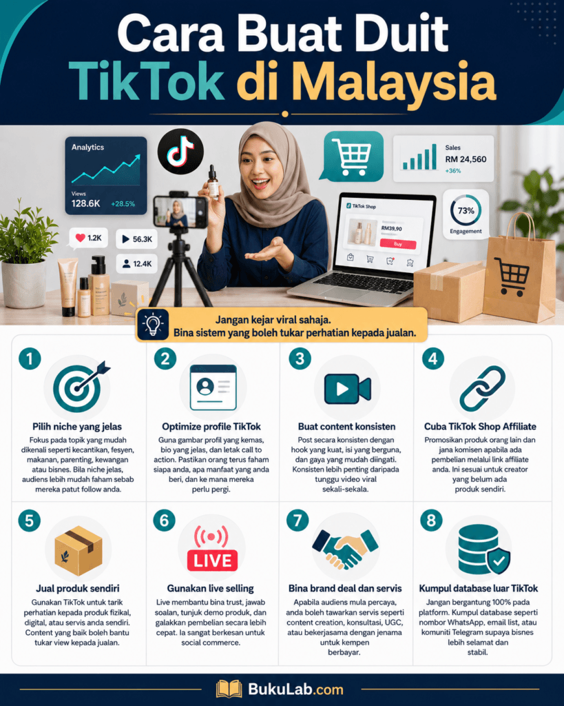 cara buat duit tiktok malaysia info ebook BukuLab Malaysia
