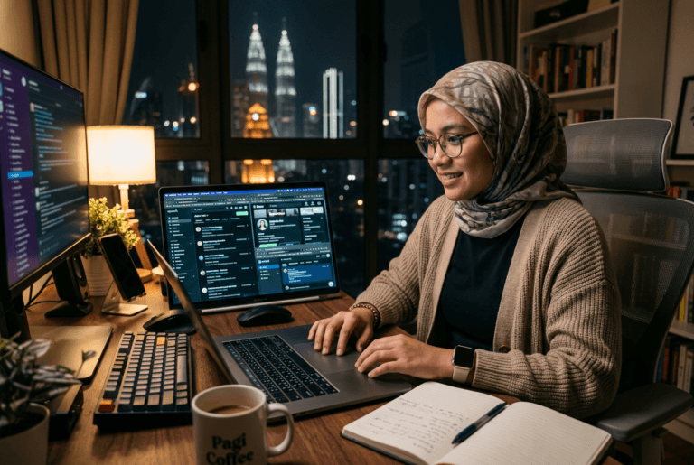 cara kerja dari rumah malaysia remote job laptop ebook BukuLab Malaysia