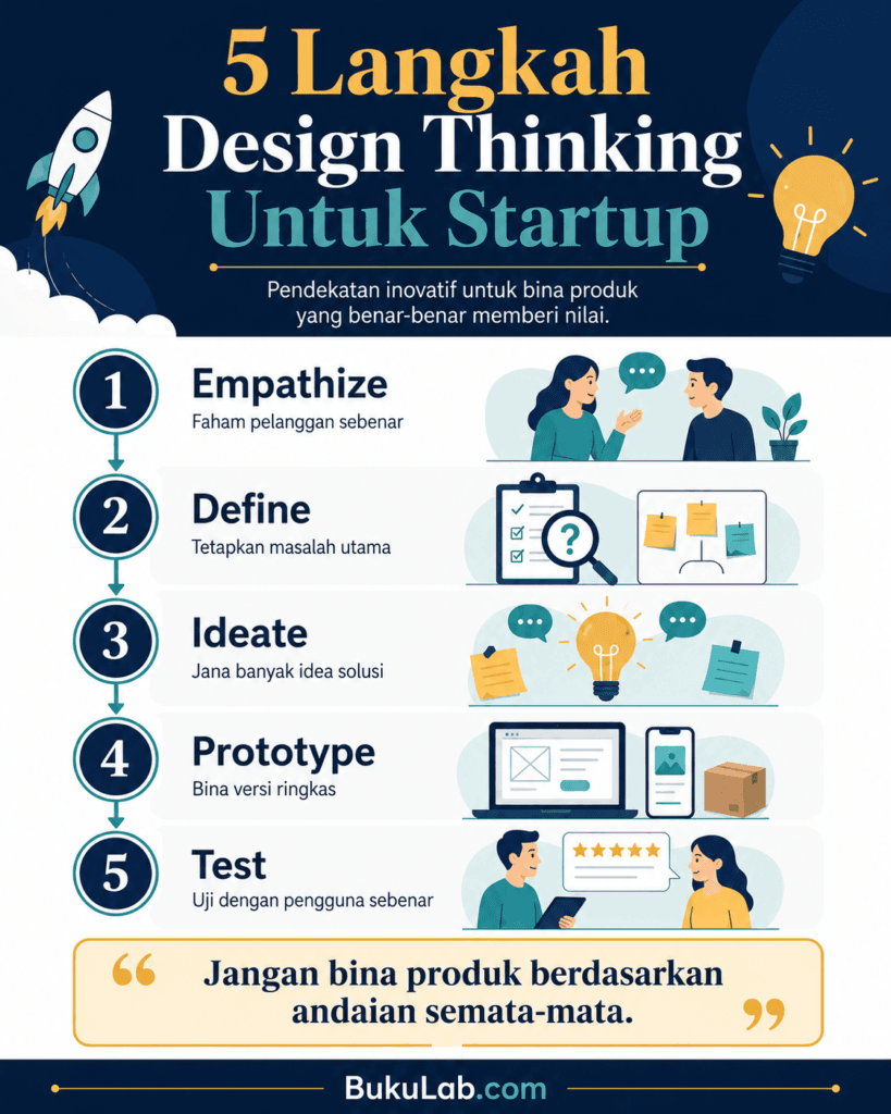 design thinking untuk startup malaysia info ebook BukuLab Malaysia