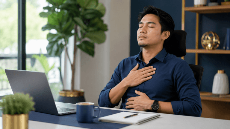 teknik pernafasan untuk fokus kurangkan stress ebook BukuLab Malaysia