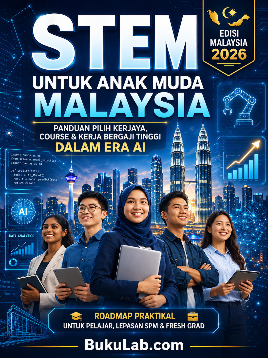 STEM Untuk Anak Muda Malaysia: Panduan Pilih Kerjaya, Course & Kerja Bergaji Tinggi Dalam Era AI
