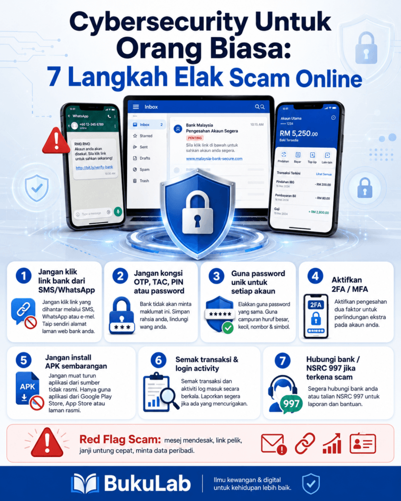 Infografik Cybersecurity BukuLab ebook BukuLab Malaysia
