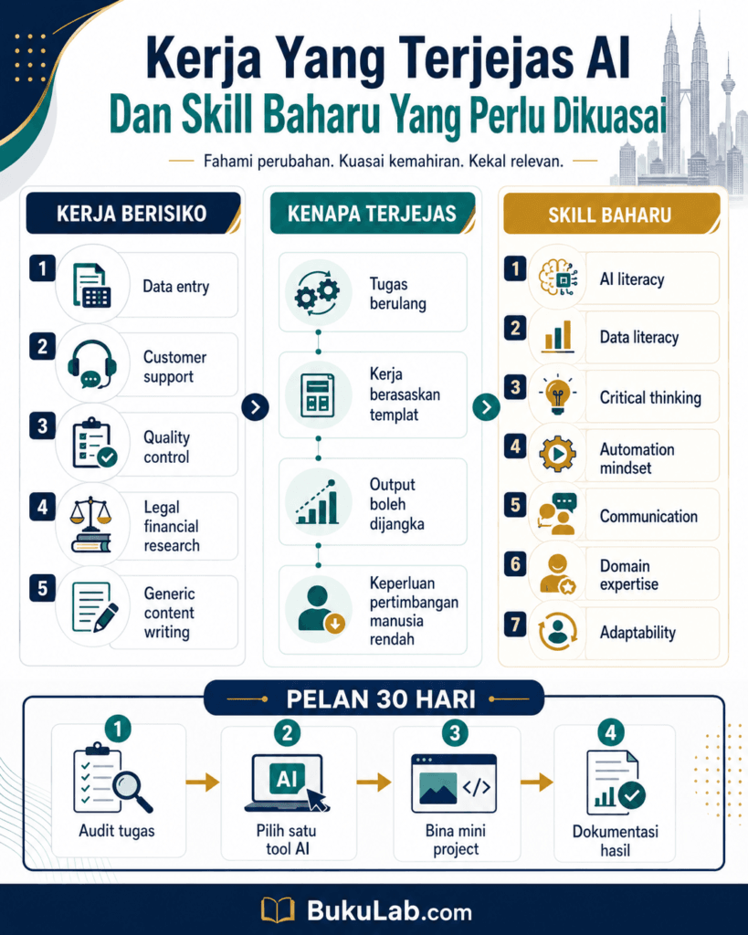 Kerja Yang Terjejas AI Dan Skill Baharu Yang Perlu Dikuasai ebook BukuLab Malaysia