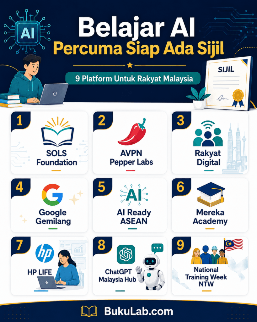 belajar ai percuma sijil malaysia info ebook BukuLab Malaysia