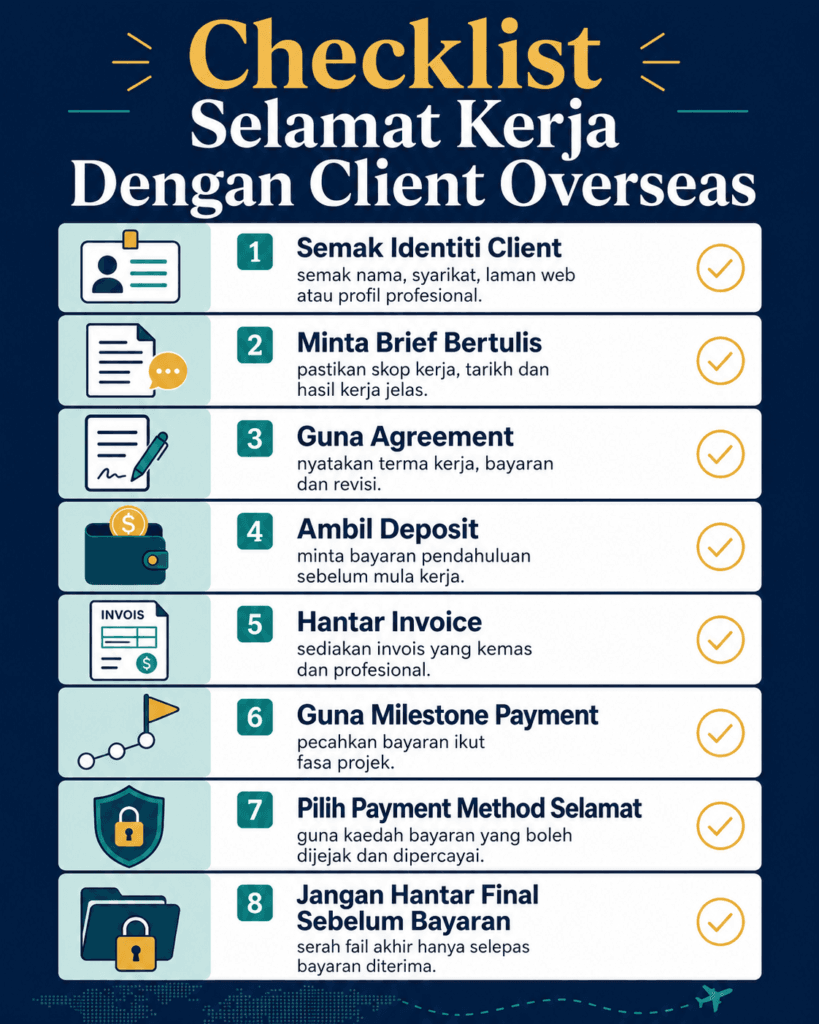 kerja dengan client overseas elak scam dibayar usd info1 ebook BukuLab Malaysia