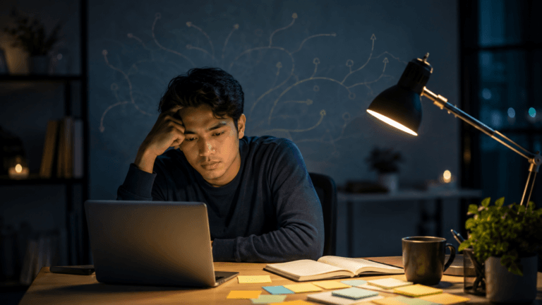 Overthinking Buat Anda Stuck Dalam Hidup? Ini Cara ‘Break The Loop’ & Mula Bertindak 8 overthinking stuck dalam hidup cara break the loop ebook BukuLab Malaysia