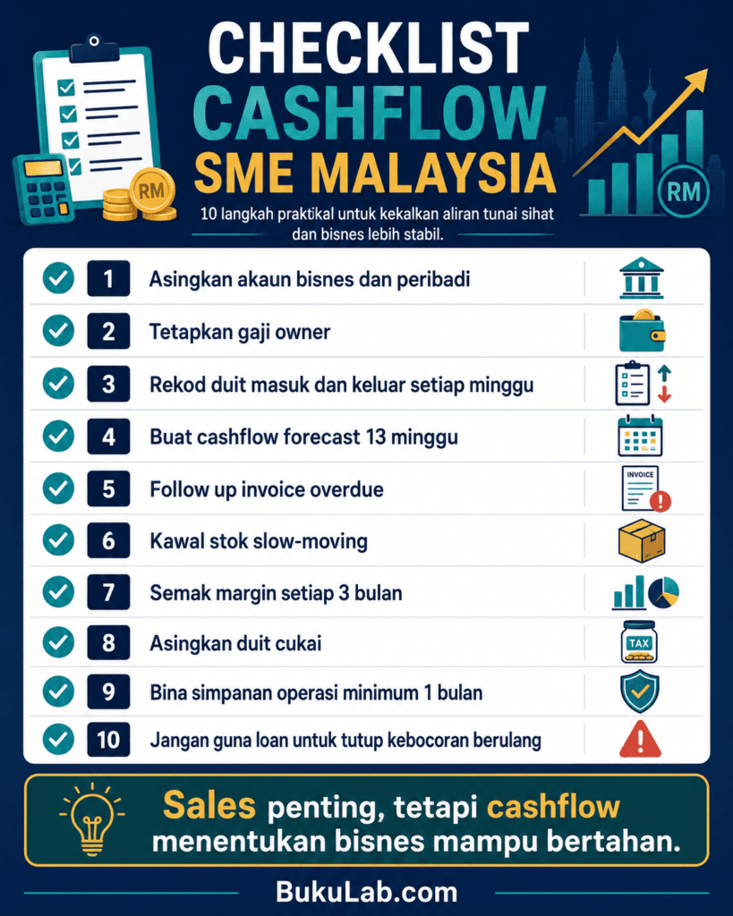 bisnes jalan duit tak nampak cashflow sme malaysia info2 ebook BukuLab Malaysia
