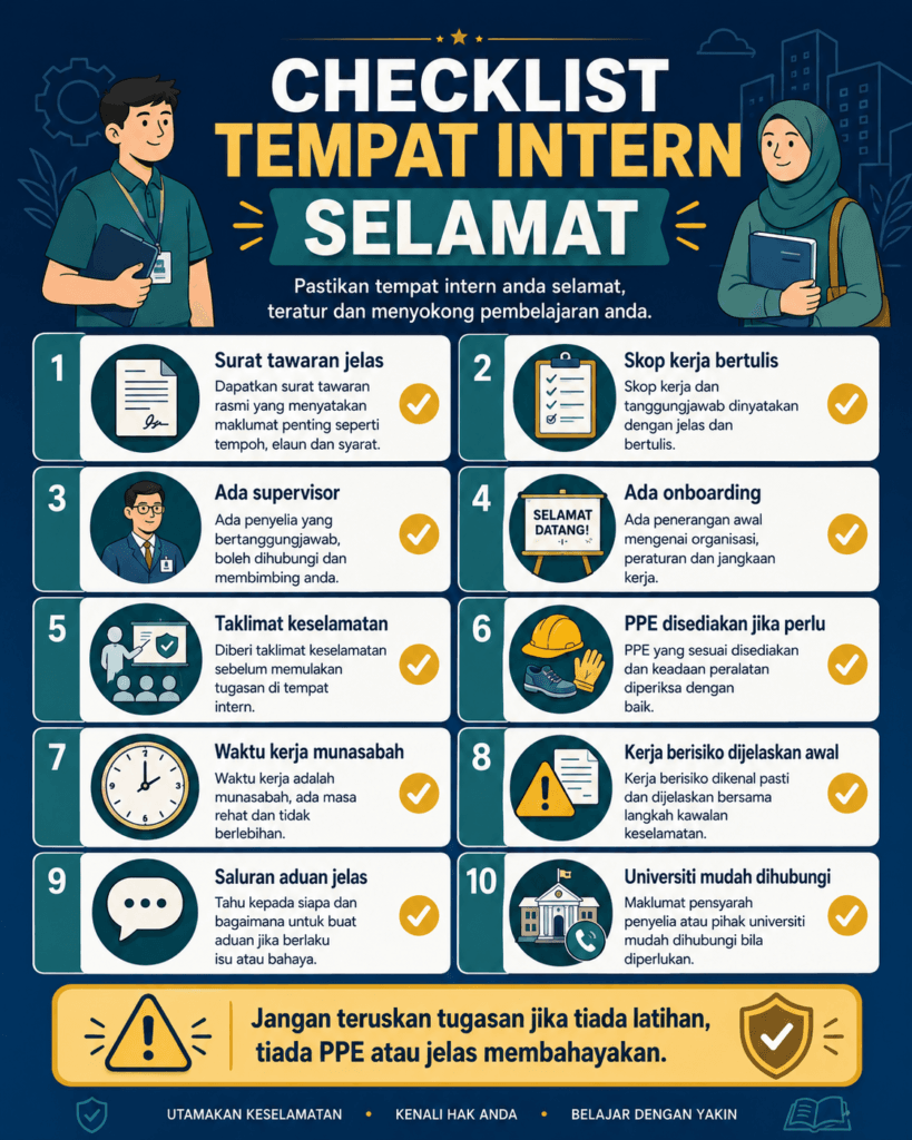 intern bukan buruh murah hak pelajar latihan industri info ebook BukuLab Malaysia