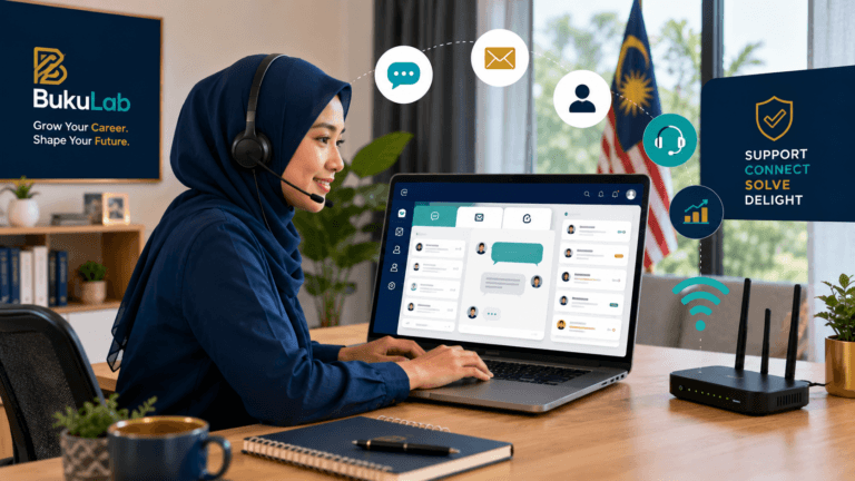 kerja customer service dari rumah ebook BukuLab Malaysia