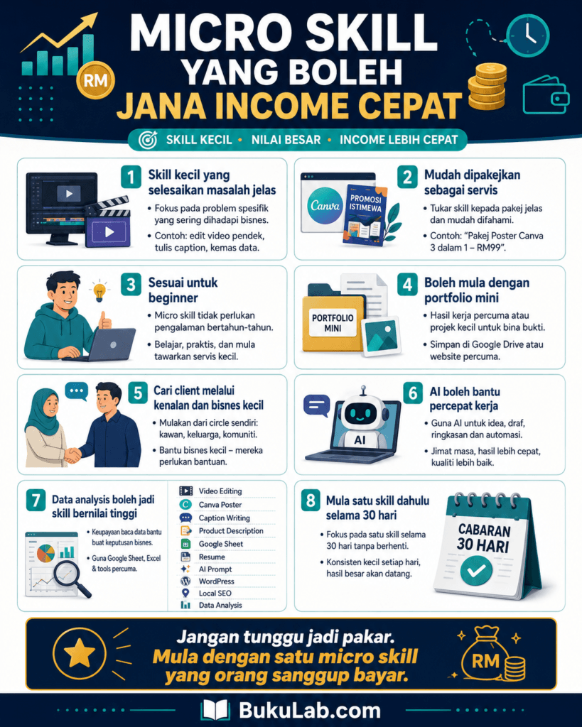 micro skill jana income cepat info ebook BukuLab Malaysia