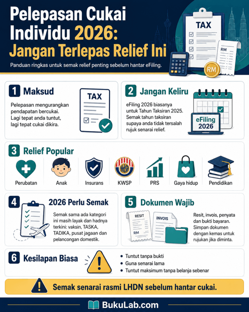 pelepasan cukai individu 2026 info ebook BukuLab Malaysia