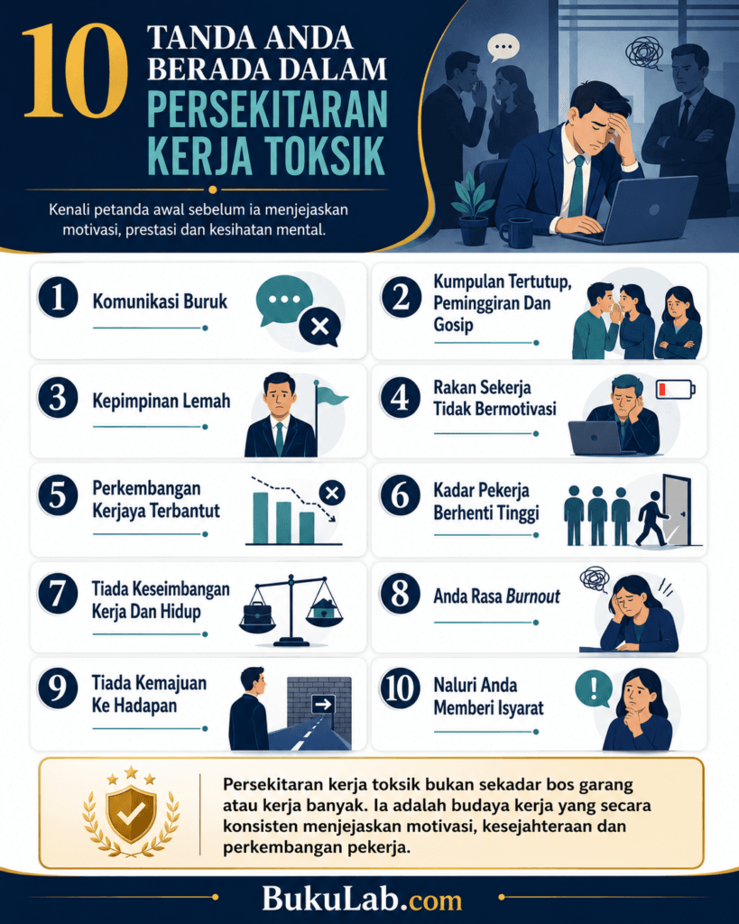 persekitaran kerja toksik info ebook BukuLab Malaysia