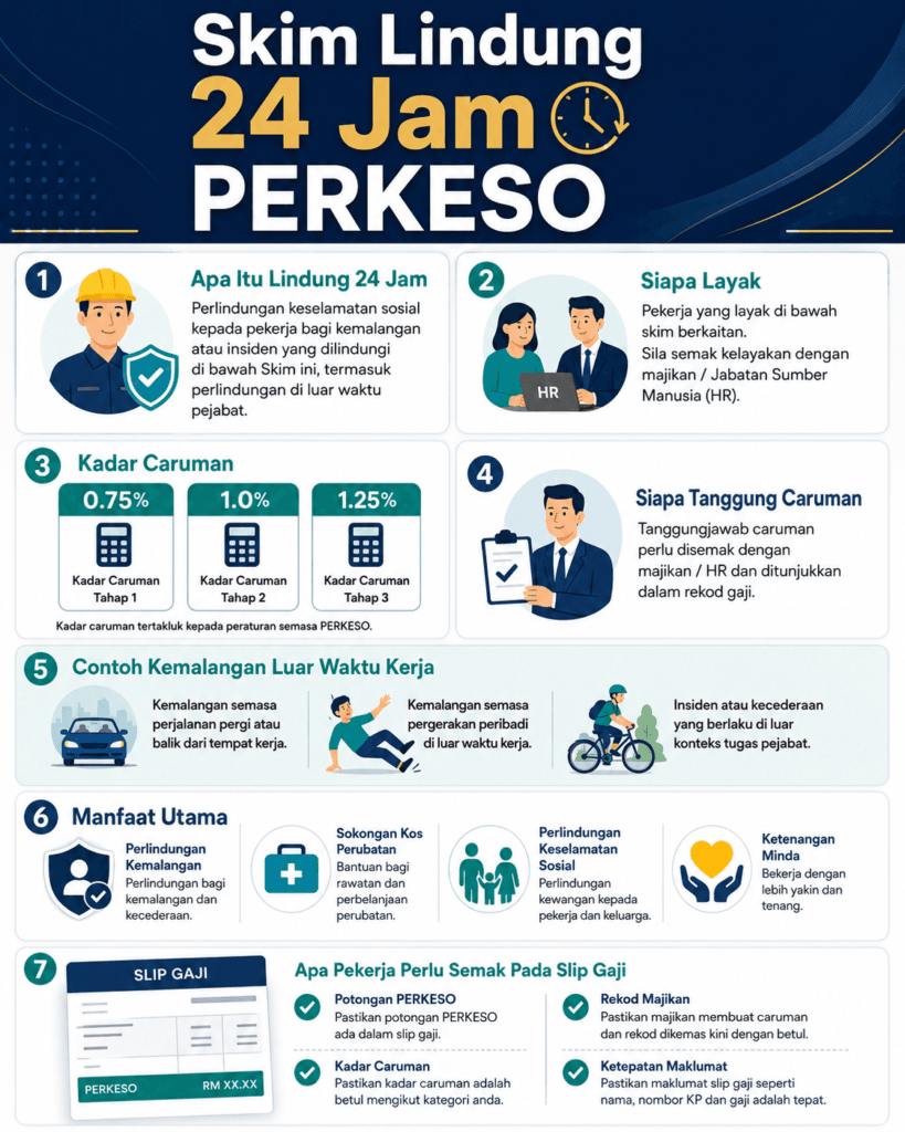 skim lindung 24 jam perkeso caruman manfaat info ebook BukuLab Malaysia