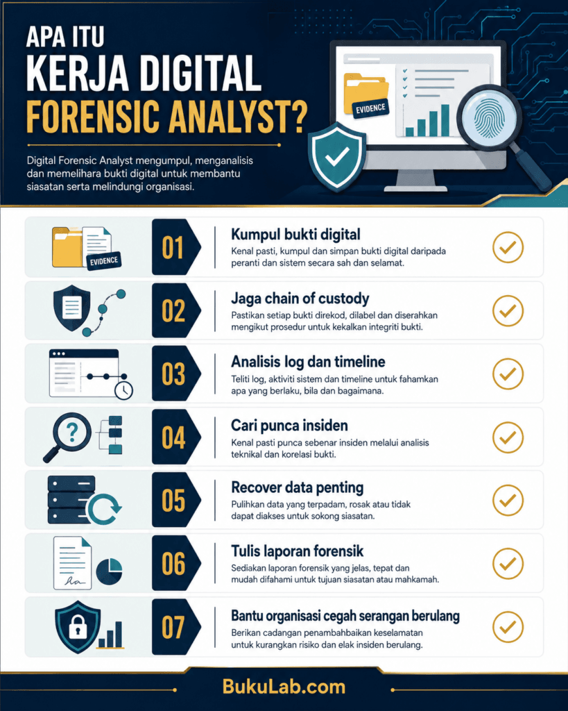apa itu digital forensic analyst kerjaya cybersecurity malaysia info ebook BukuLab Malaysia