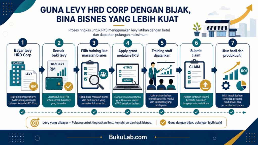 hrd corp untuk sme cara claim training guna levy proses ebook BukuLab Malaysia