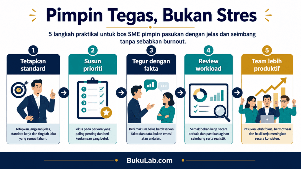 leadership dalam sme boss tegas staff burnout kepimpinan ebook BukuLab Malaysia