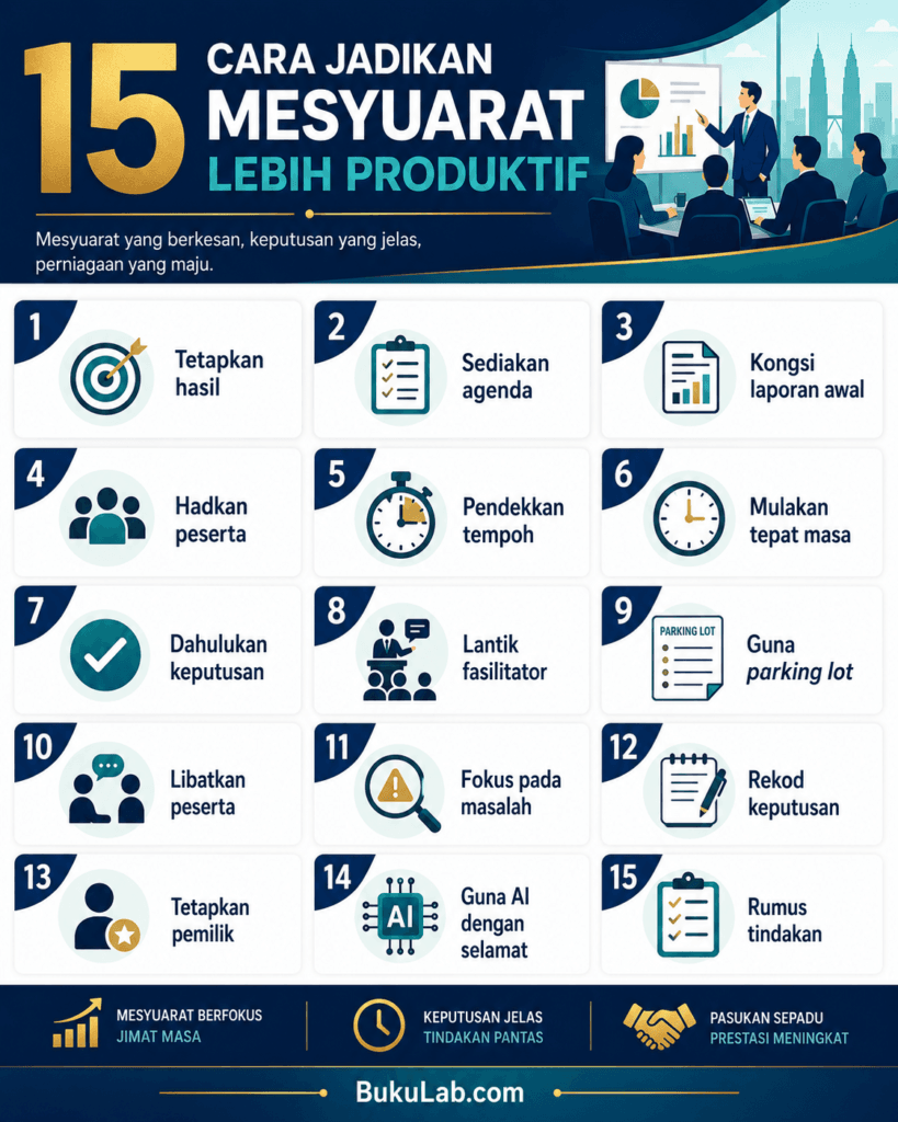 mesyuarat staf sme produktif info ebook BukuLab Malaysia