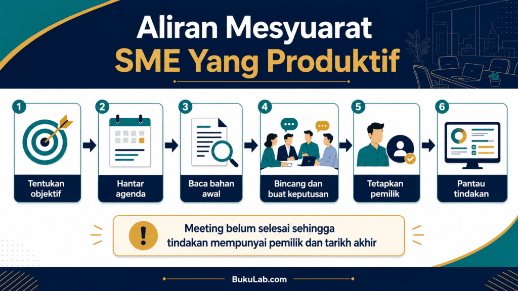 mesyuarat staf sme produktif proses ebook BukuLab Malaysia
