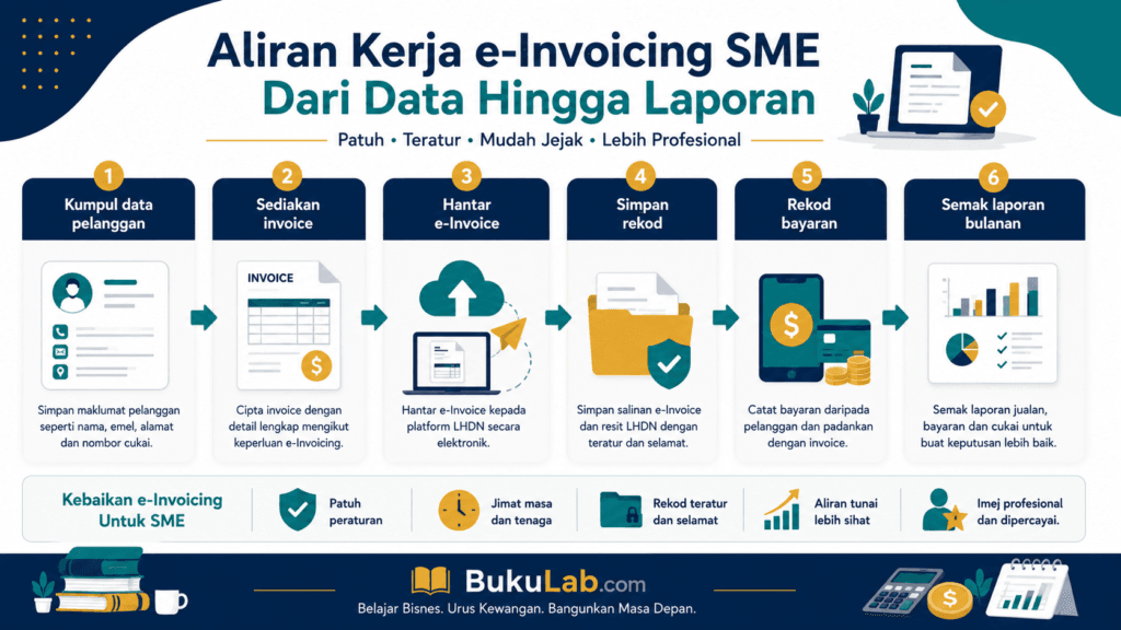 myinvois portal vs software akaun sme malaysia proses ebook BukuLab Malaysia