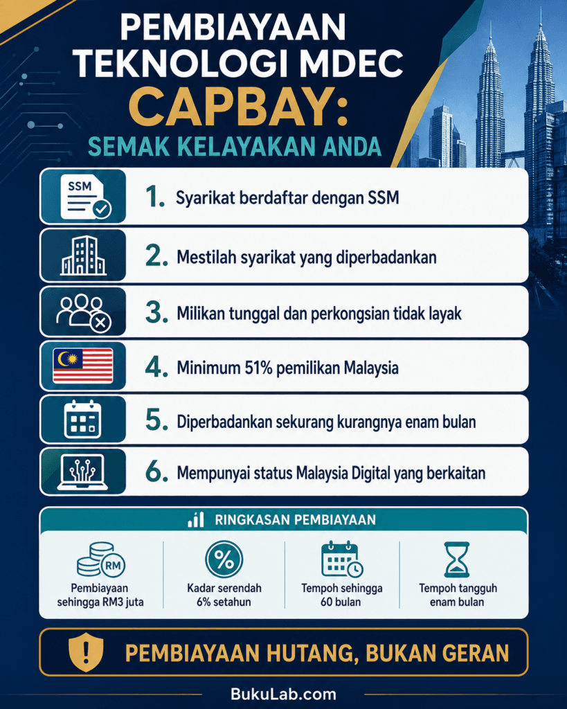 pembiayaan mdec capbay rm200 juta info ebook BukuLab Malaysia