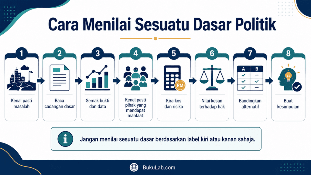 spektrum politik kiri tengah kanan proses ebook BukuLab Malaysia