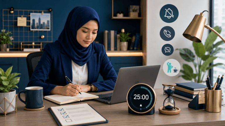 teknik pomodoro cara fokus 25 minit ebook BukuLab Malaysia