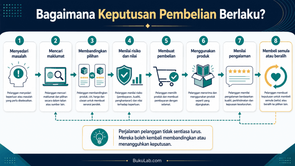 psikologi pengguna keputusan pembelian proses ebook BukuLab Malaysia