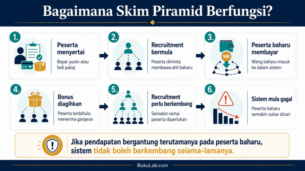 skim piramid maksud tanda penipuan cara ebook BukuLab Malaysia